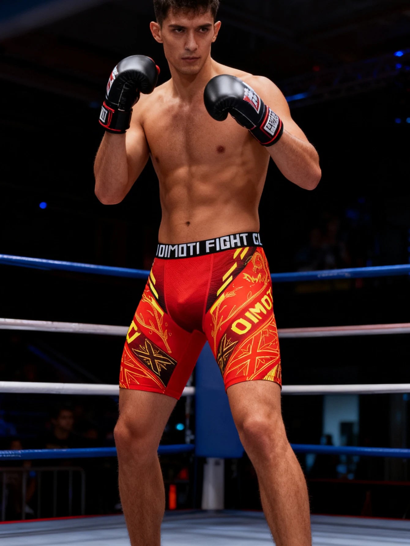 Men's Fitted Training Shorts for Gym and Running