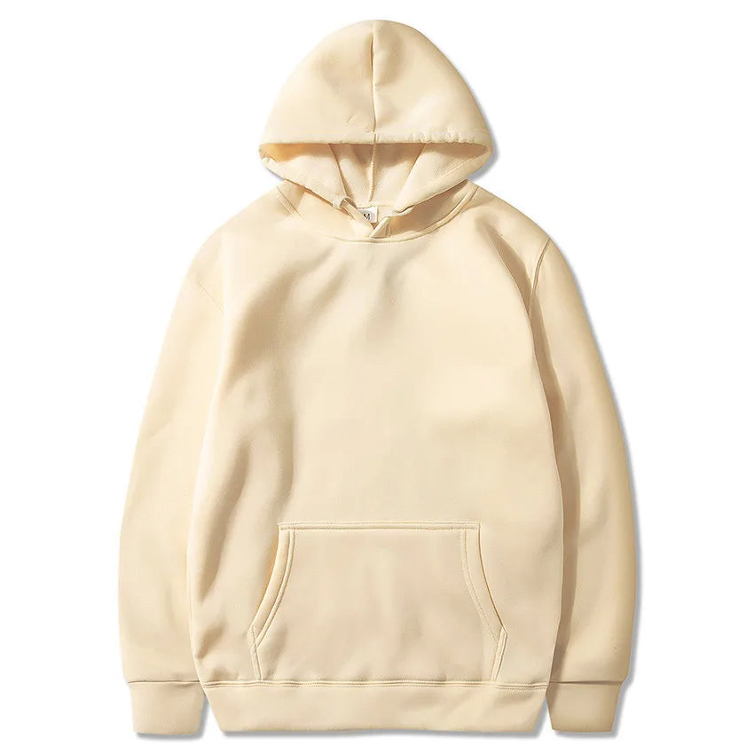 Long Sleeve Casual Hooded Sweatshirt with Relaxed Streetwear Styling