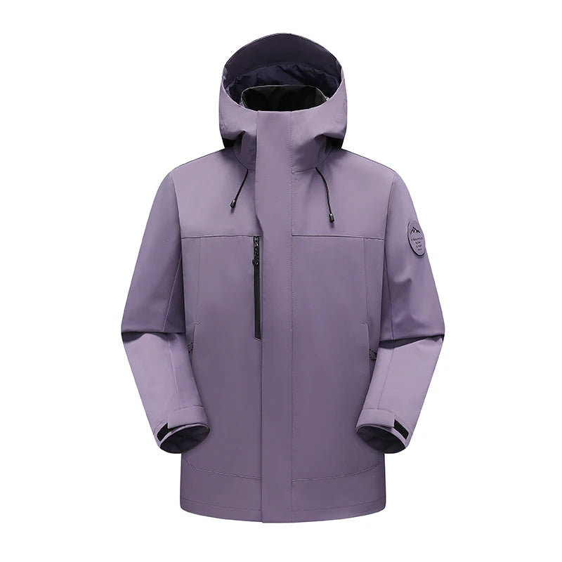 Unisex Waterproof Oil-Resistant Hiking Jacket for Trekking