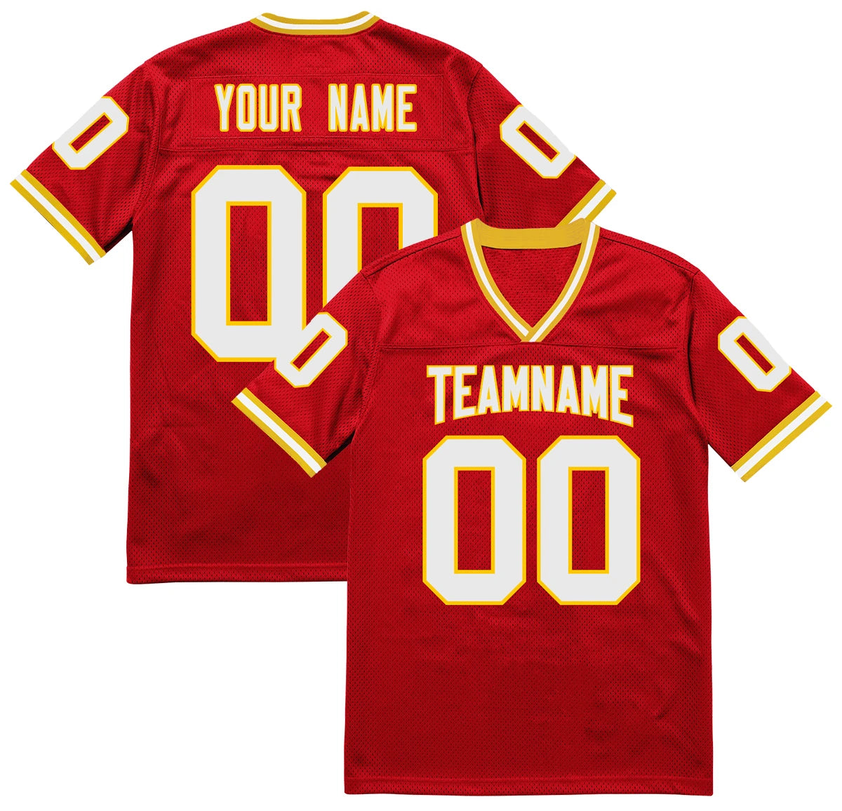 American Football Graphic Short Sleeve Crew Neck Sports T Shirt
