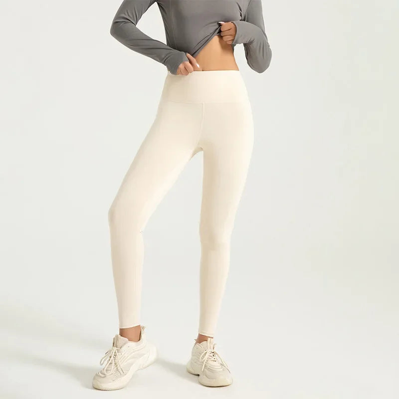 Women's High-Waist Stretch Ankle-Length Workout Leggings