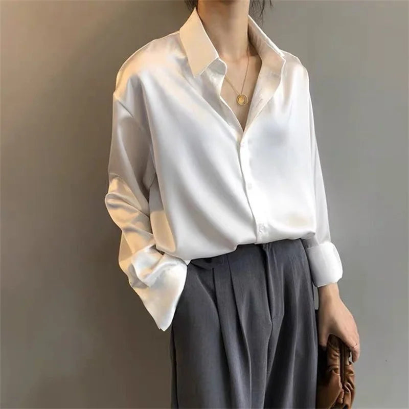 Women's Collared Long Sleeve Shirt
