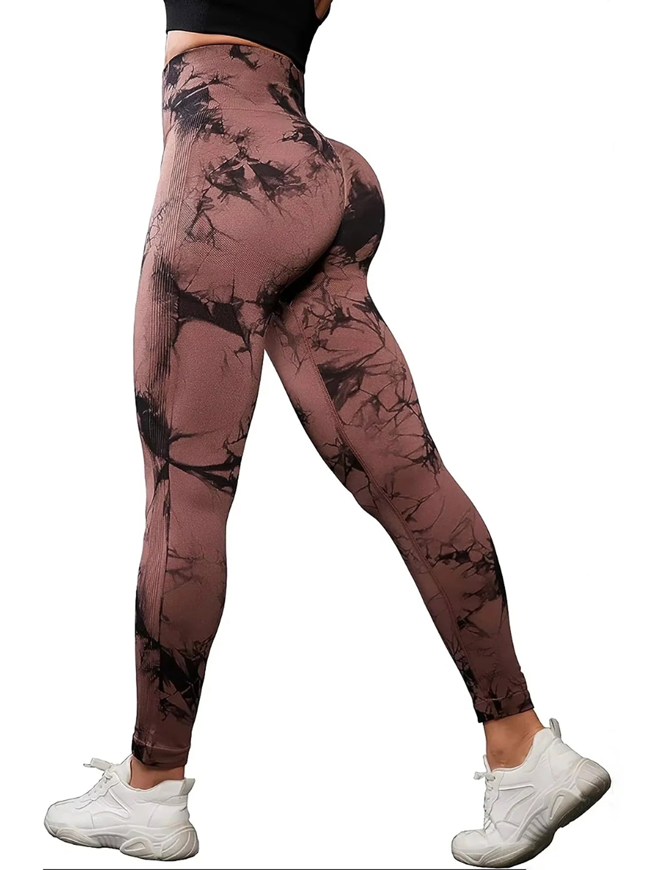 Women's Tie Dye Capri Leggings For Workout Outfits