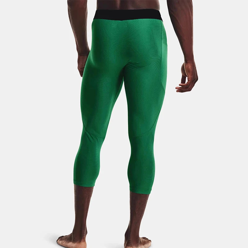 Men's Cropped Training Leggings for Gym and Running