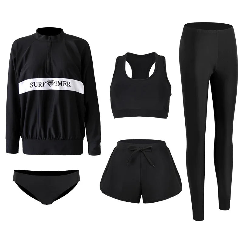 Family Long Sleeve Rash Guard Swimwear Selection