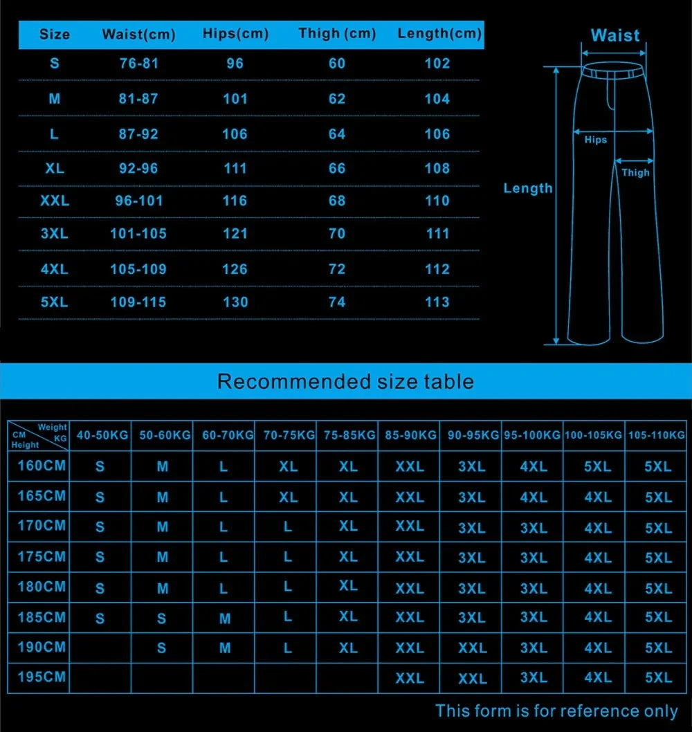 Men's Multi Pocket Zip Fly Casual Cargo Pants