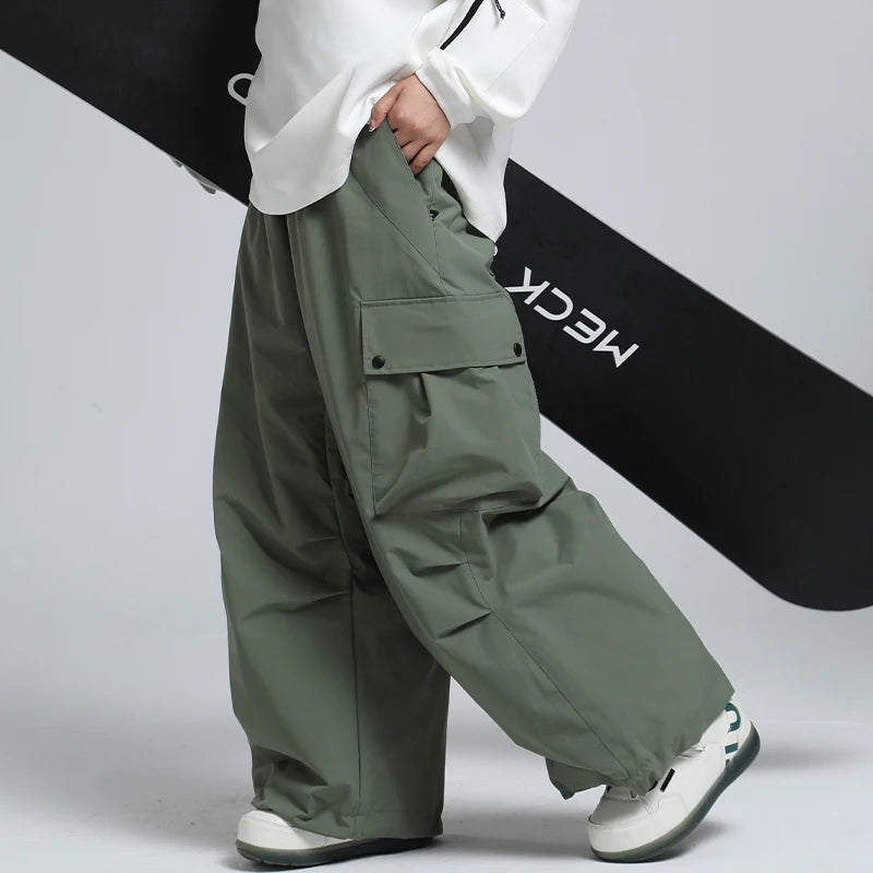 Full Length Loose Fit Ski and Snowboard Winter Pants