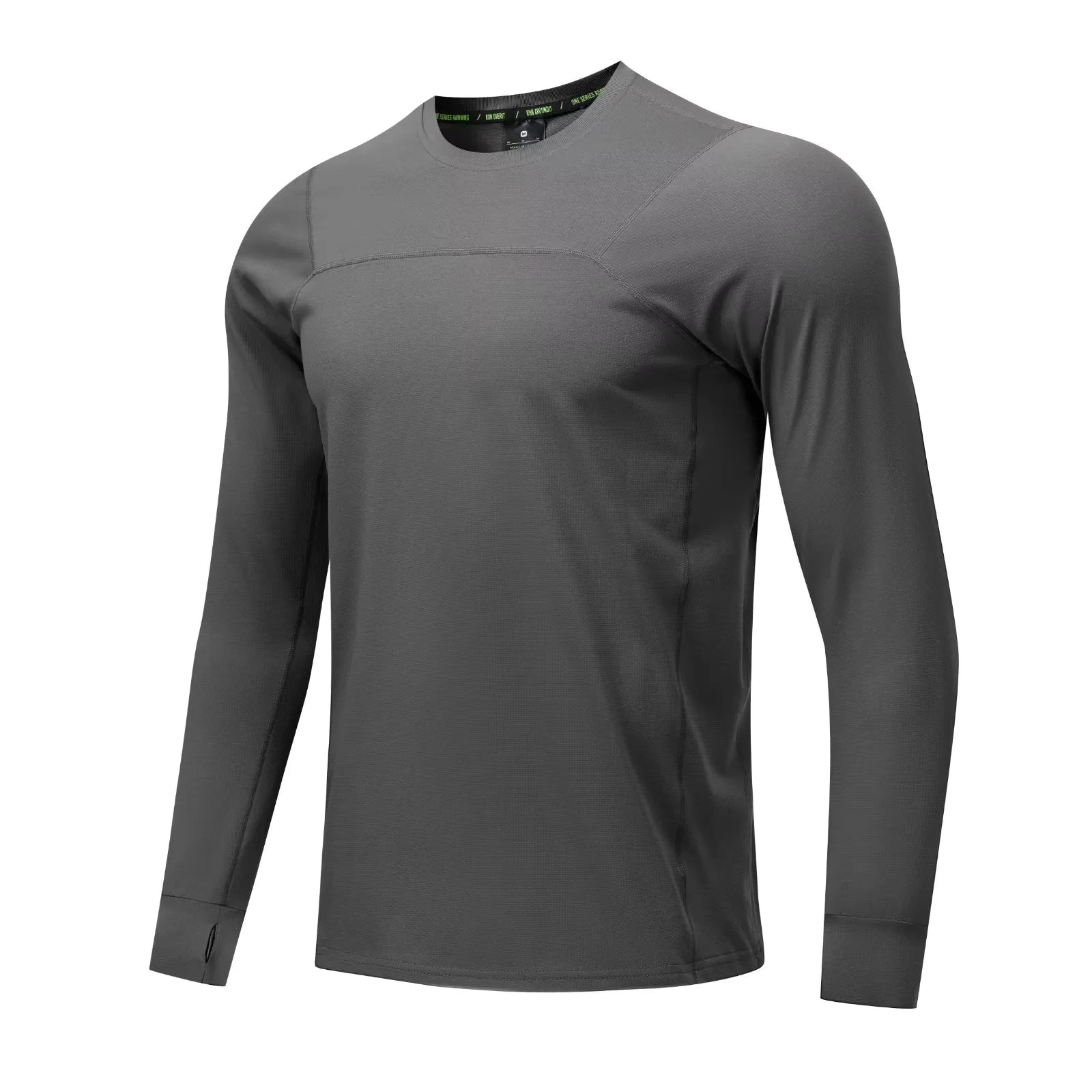 Crew Neck Long Sleeve Running Sports T Shirt Top
