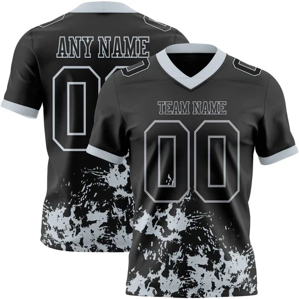 American Football Graphic Short Sleeve Crew Neck Sports T Shirt