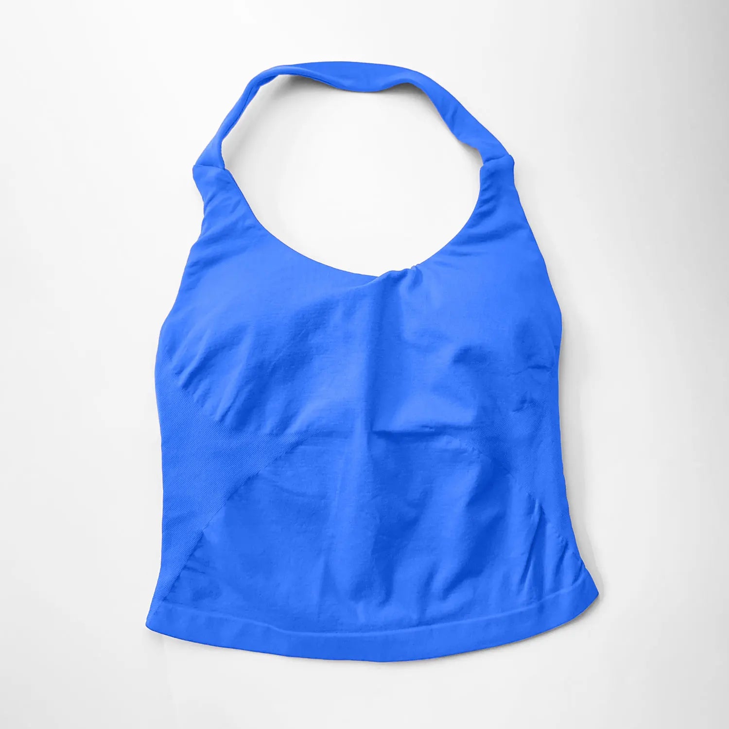 Women's Halter Neck Longline Fitted Tank Top For Workout Outfits