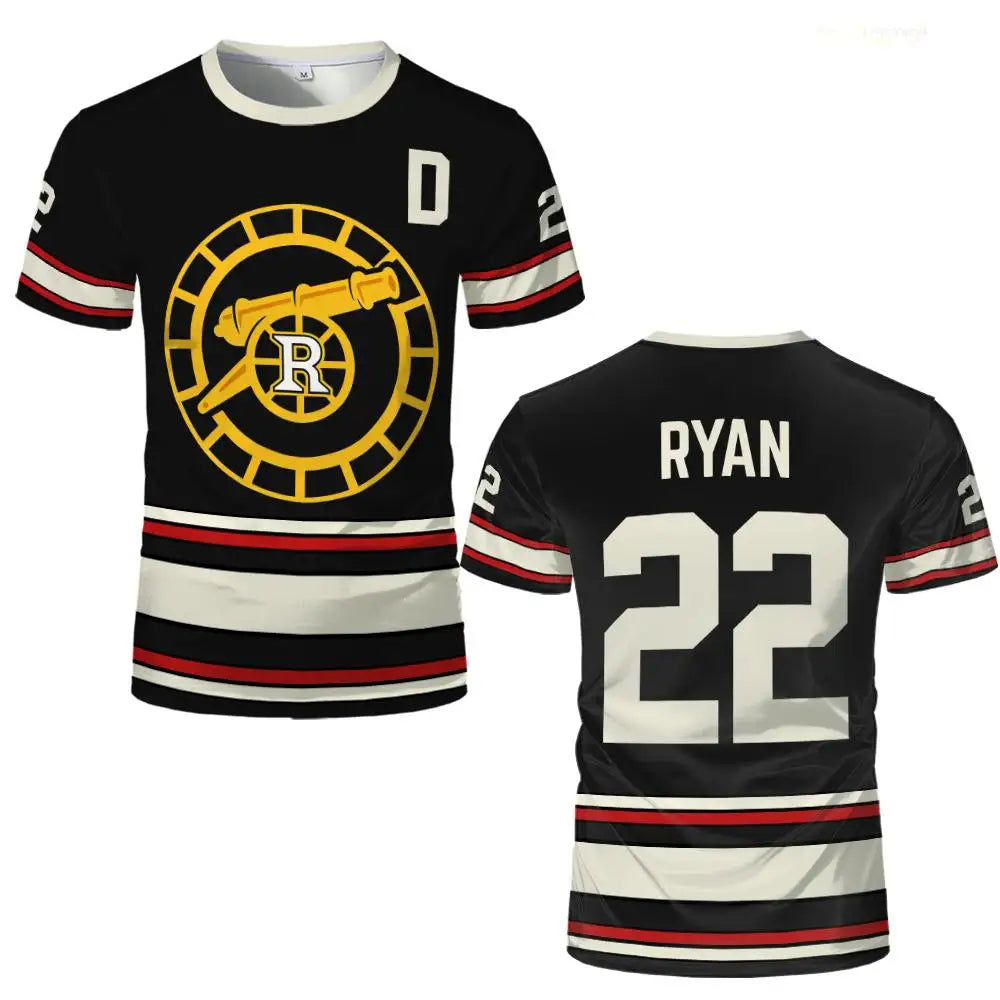 Rivalry Player Number Graphic Short Sleeve T-shirt For Sports Outfits