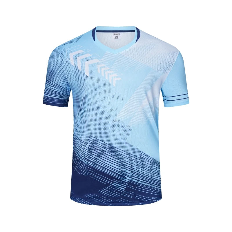 Printed Court Sports Short Sleeve T-shirt For Sports Outfits