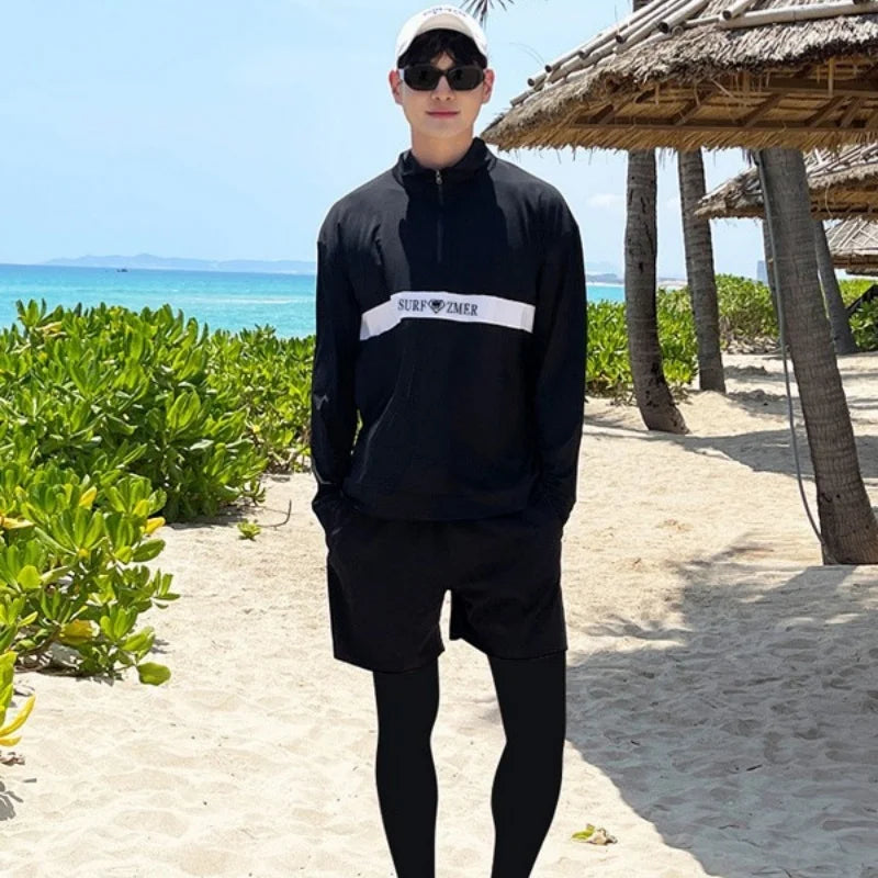 Family Long Sleeve Rash Guard Swimwear Selection