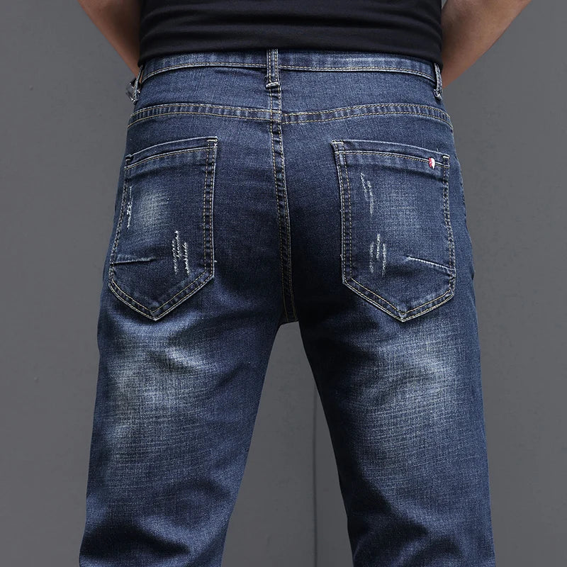Men's Slim Fit Denim Jeans for Casual Everyday Wear