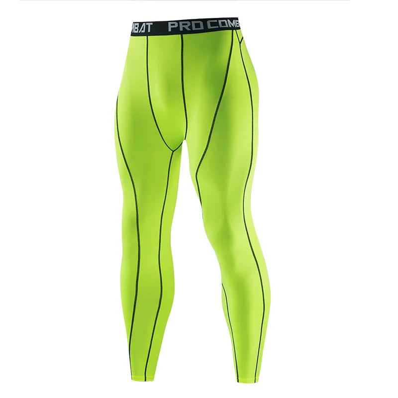 Men's Fitted Training Leggings for Gym and Running