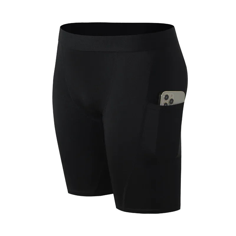 Men's Pocket Training Shorts for Gym and Running