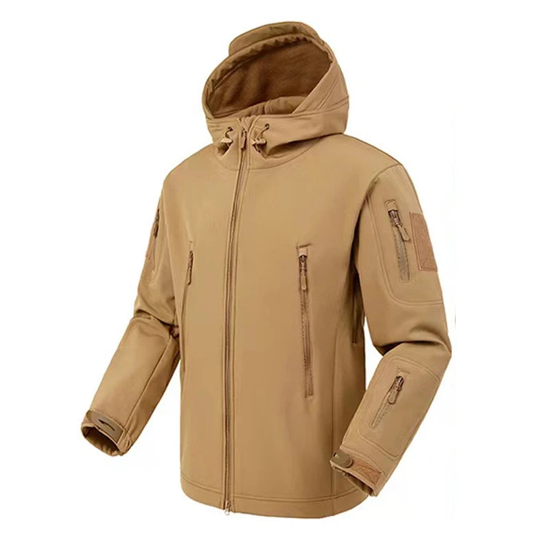 Men's Hooded Zip Front Jacket with Separate Trouser Options