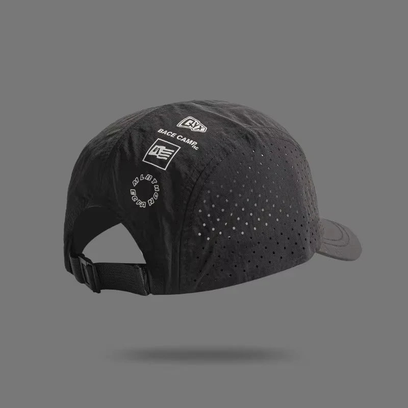 Adjustable Baseball Cap with Solid and Perforated Style Options