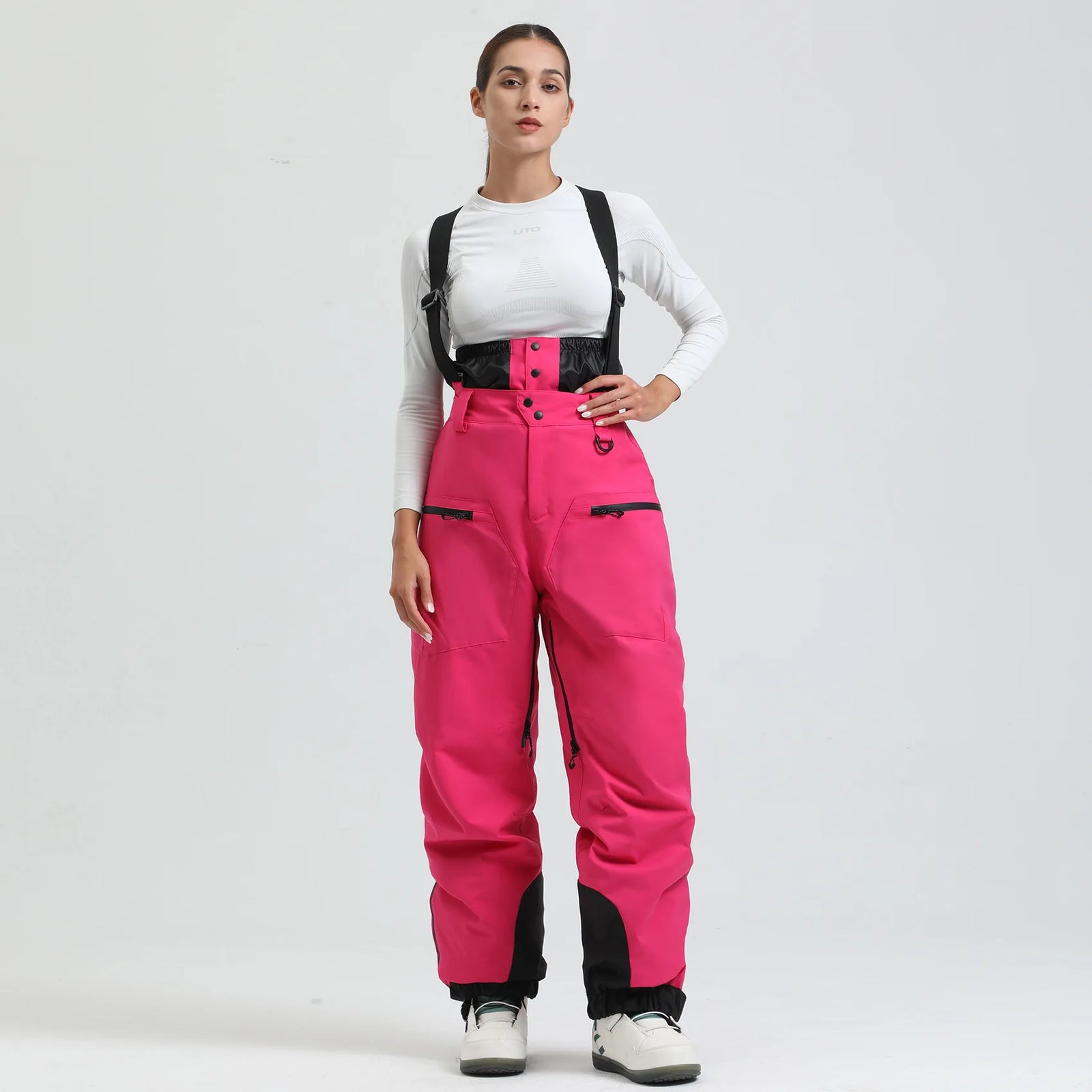 Full Length Suspender Ski and Snowboard Winter Bib Pants