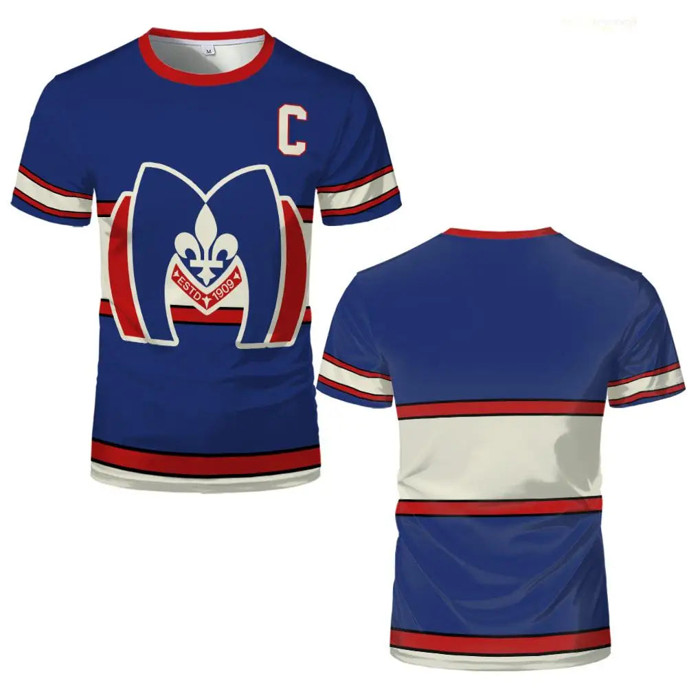 Rivalry Player Number Graphic Short Sleeve T-shirt For Sports Outfits
