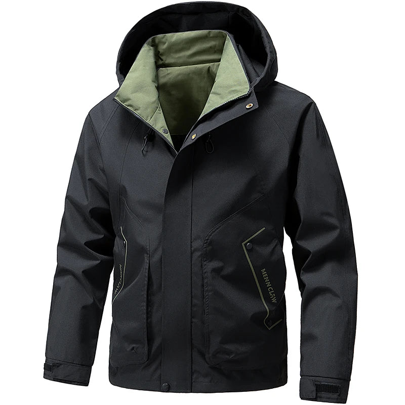 Unisex Waterproof Windproof Hiking Jacket for Camping and Fishing