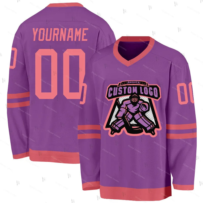 Gradient Number Design Long Sleeve Jersey For Sports Outfits