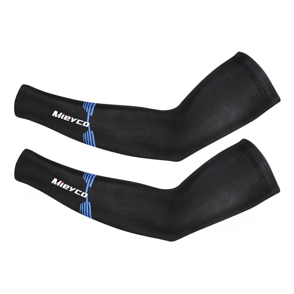 Icy Silk Sun Protection Arm Sleeves Cooling Breathable Outdoor Cycling Fishing Sports Sleeves