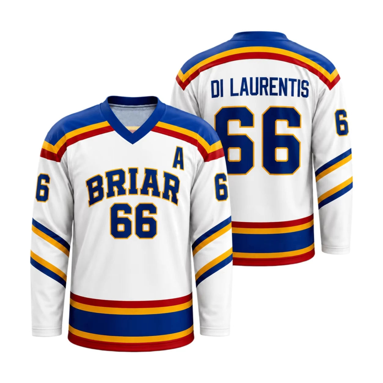 Briar University Number Graphic Long Sleeve Jersey For Sports Outfits