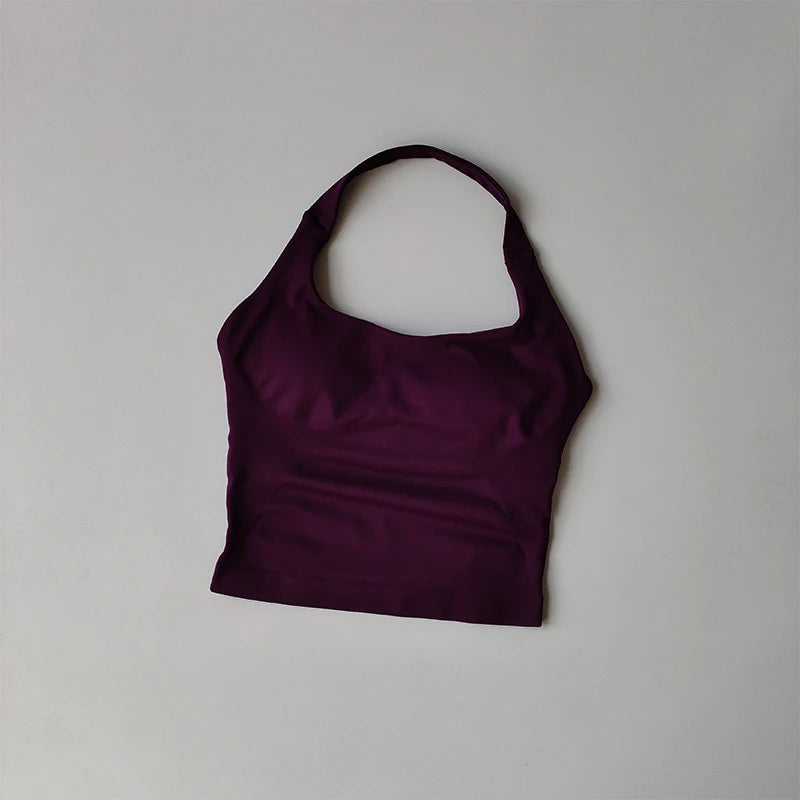 Women's Halter Neck Longline Tank Top