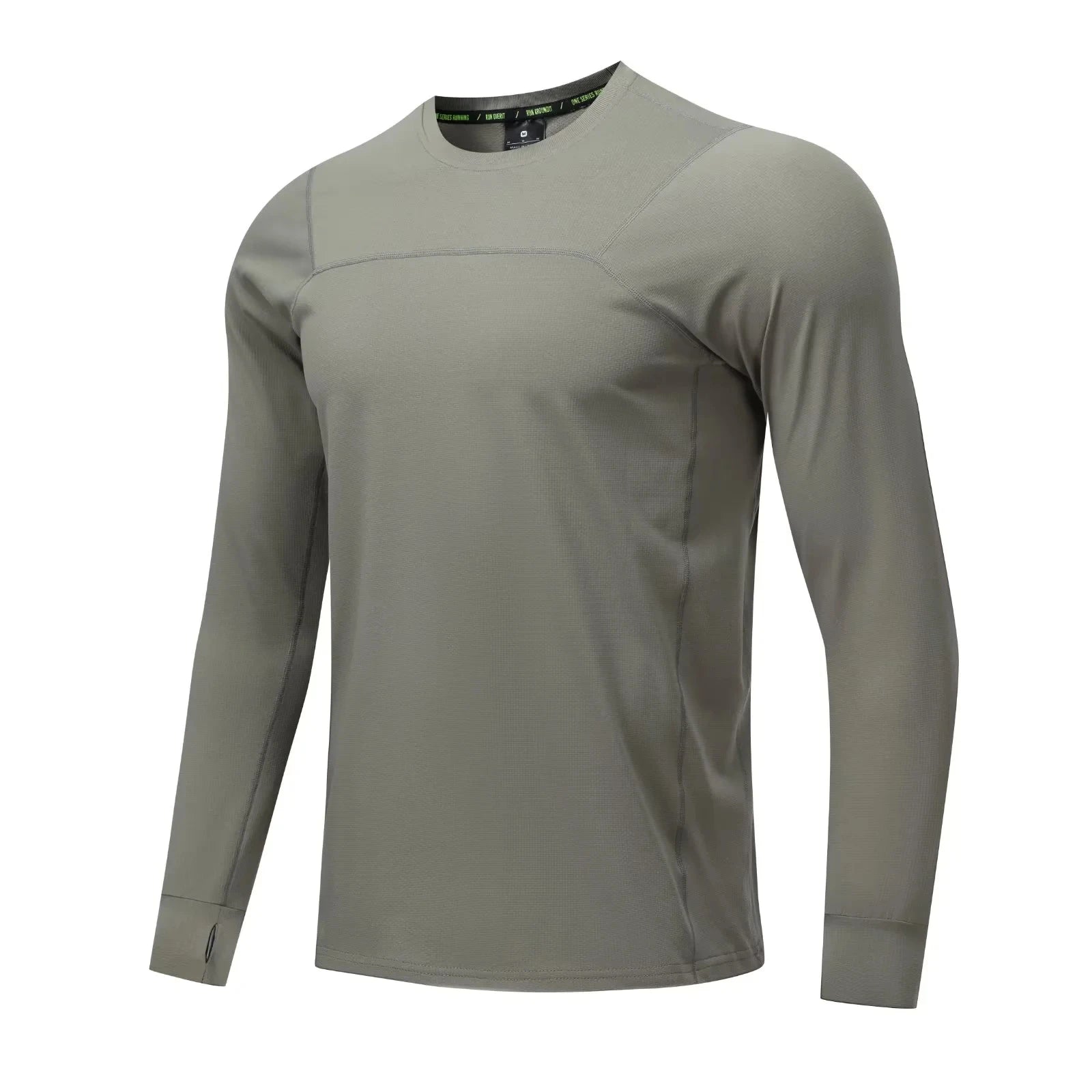 Crew Neck Long Sleeve Running Sports T Shirt Top