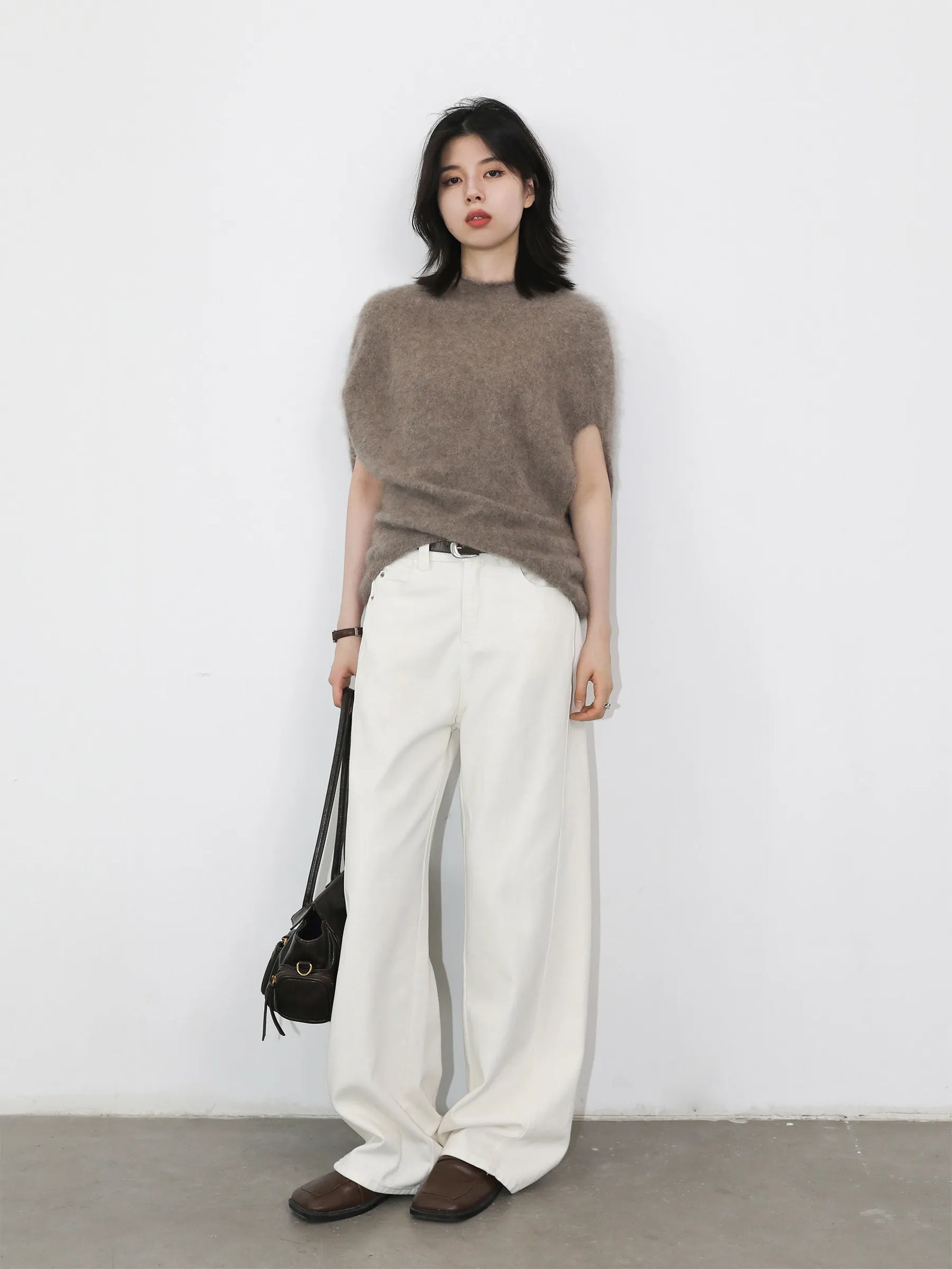 Women's Wide Draped Pullover Shoulder Poncho Poncho Casual Knit Layer