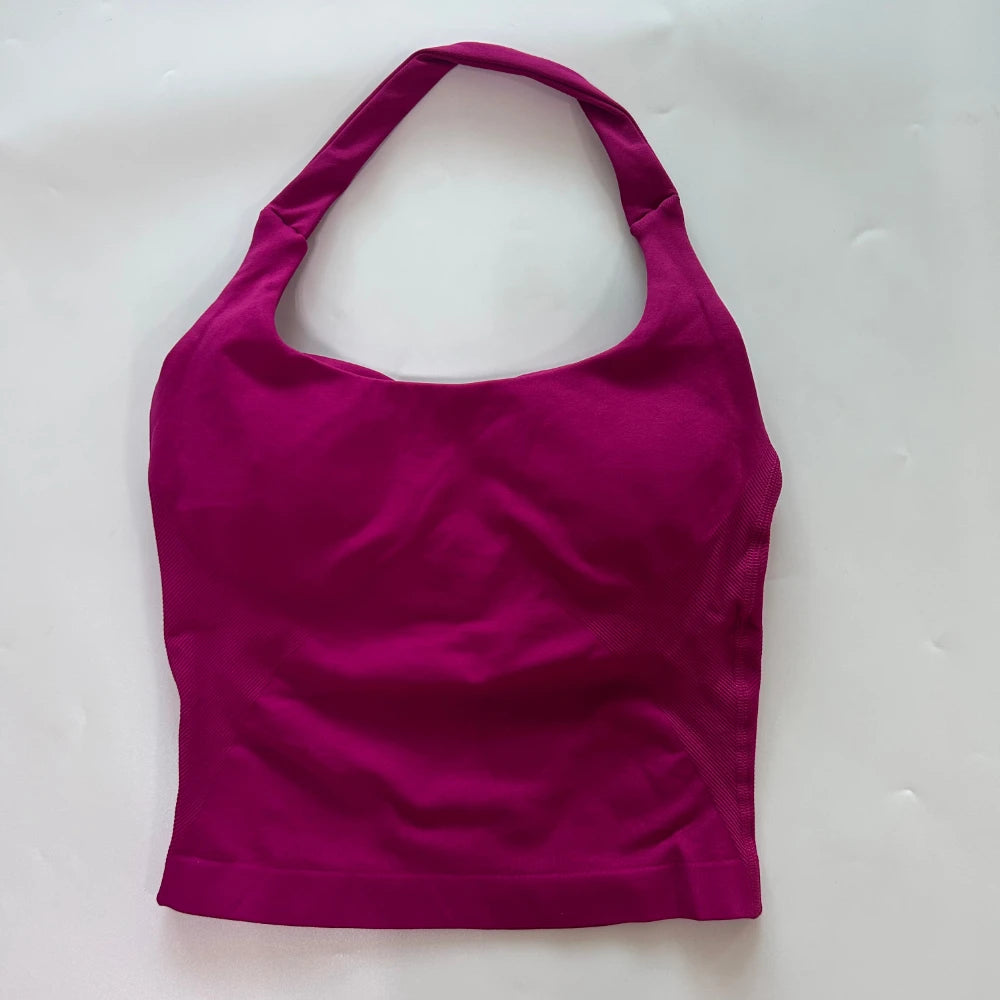 Women's Halter Neck Longline Tank Top