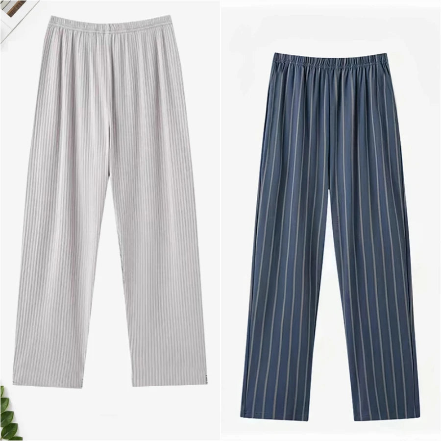 Men's Printed Long Pajama Pants with Pack Options