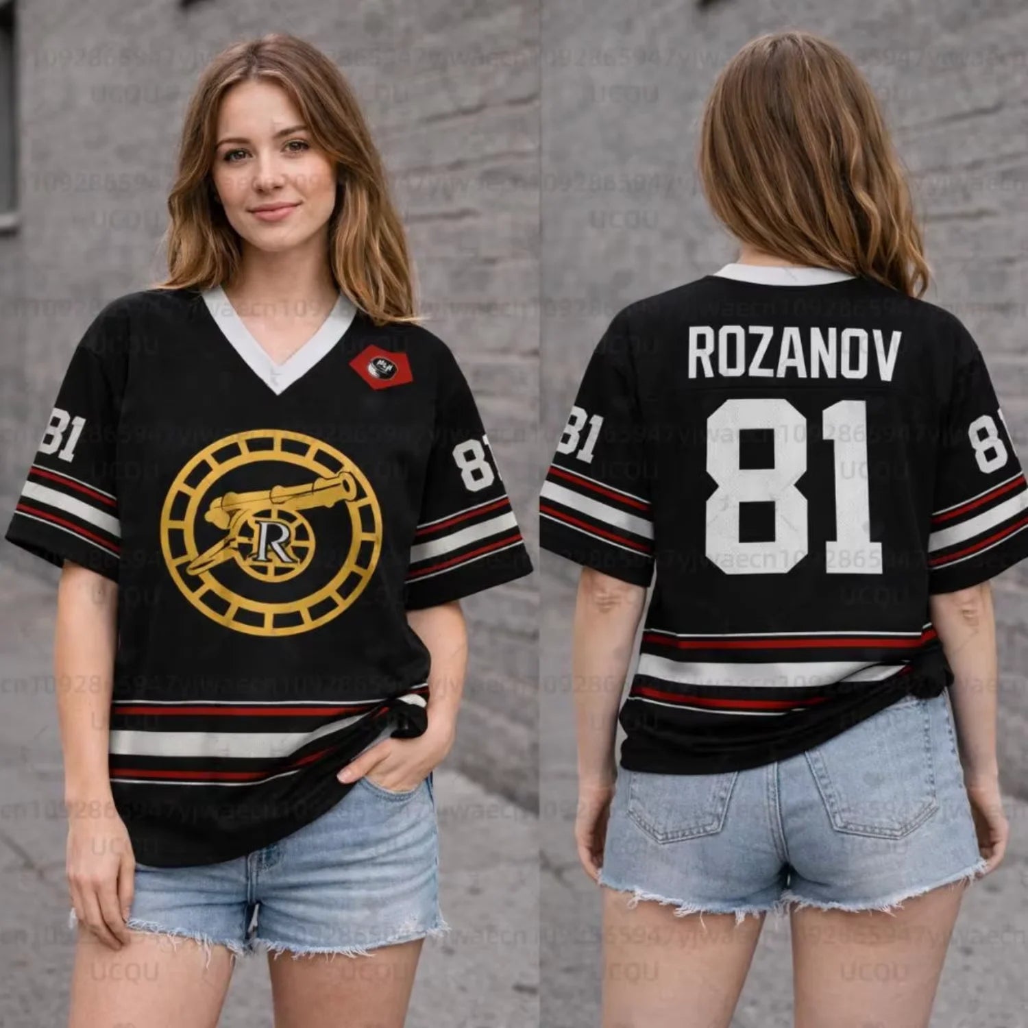 Rivalry Player Number Graphic Short Sleeve T-shirt For Sports Outfits