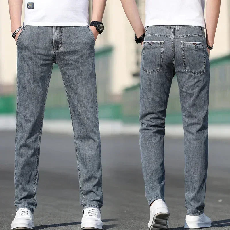 Men's Straight Leg Denim Jeans for Casual Everyday Wear