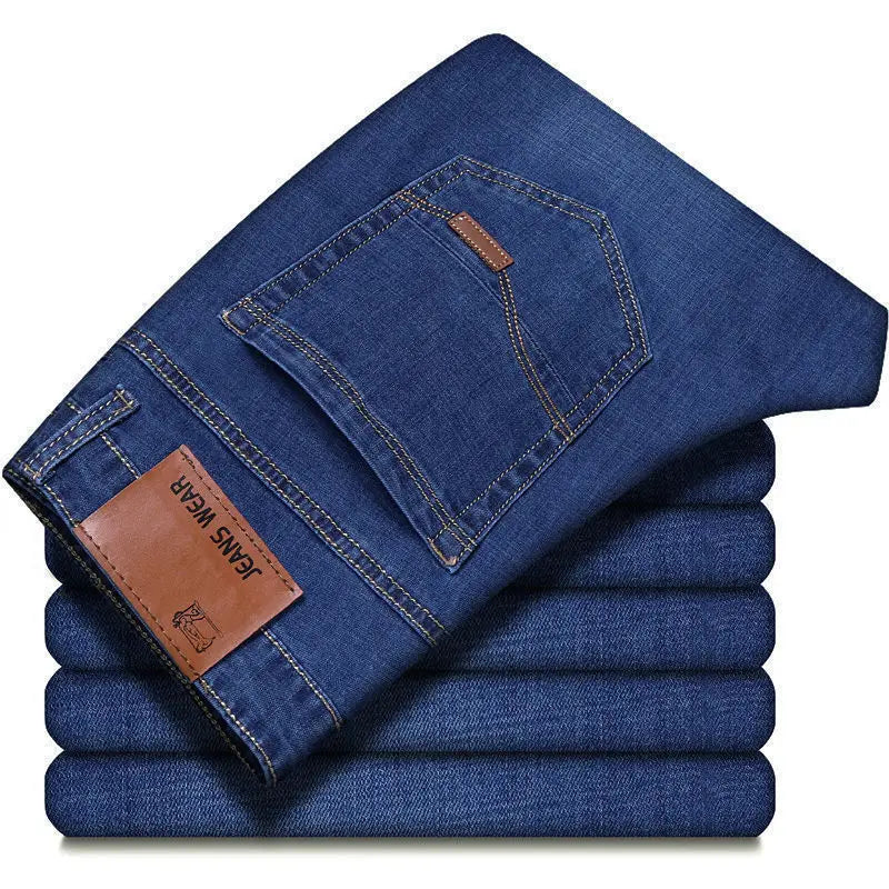 Men's Straight Leg Denim Jeans for Casual Everyday Wear