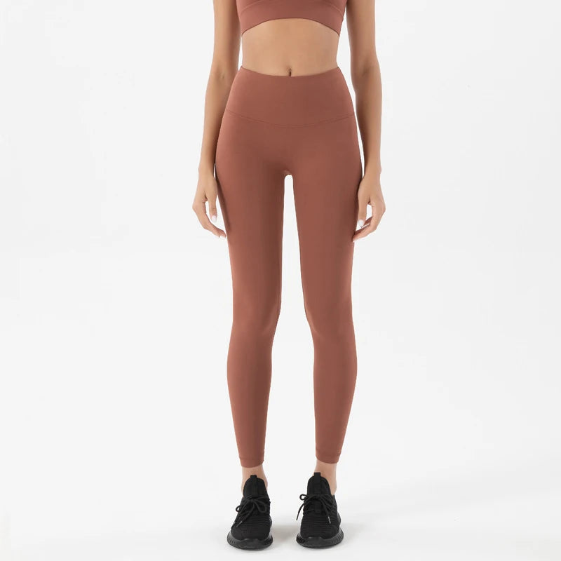 Women's Side Pocket Full Length Leggings For Workout Outfits