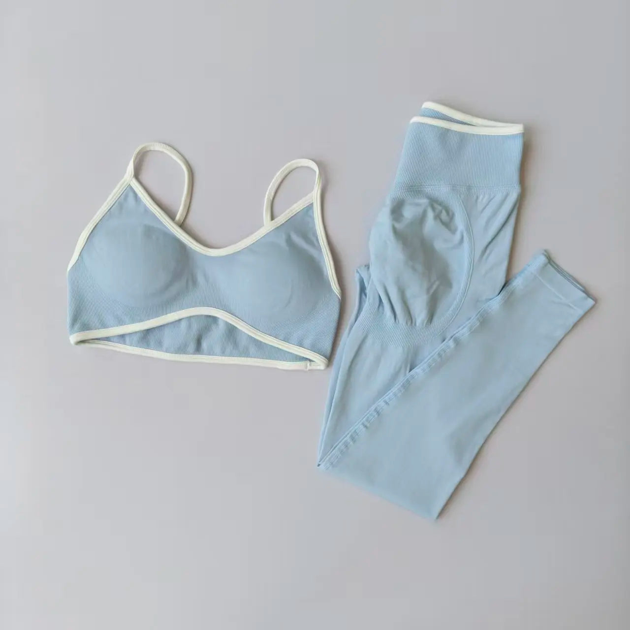 Women's Cross Back Bra And Leggings Yoga Set