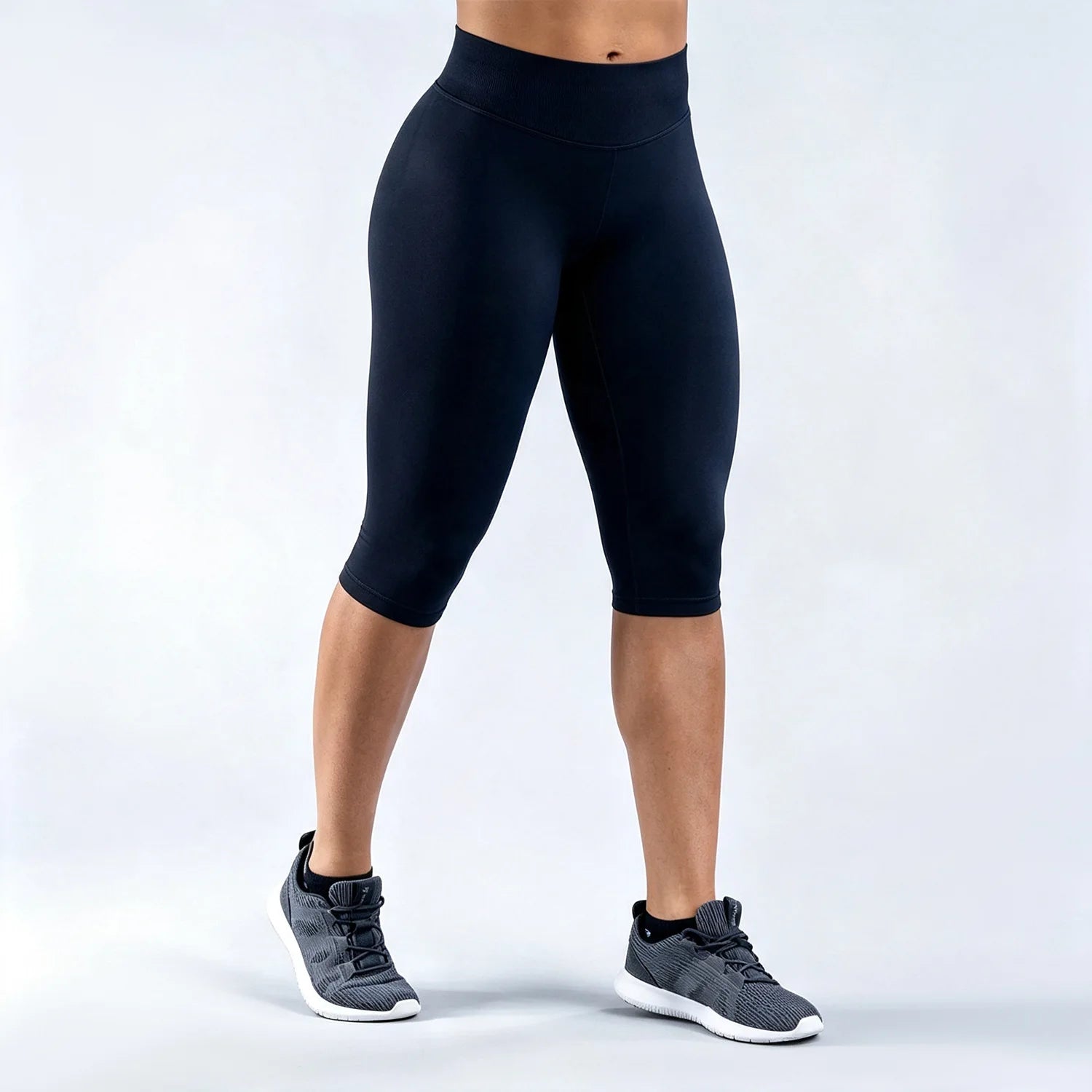 Women's Scrunch Capri Leggings For Workout Outfits And Layering