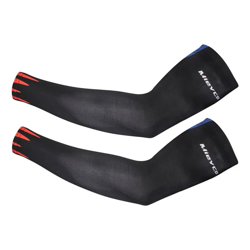 Icy Silk Sun Protection Arm Sleeves Cooling Breathable Outdoor Cycling Fishing Sports Sleeves