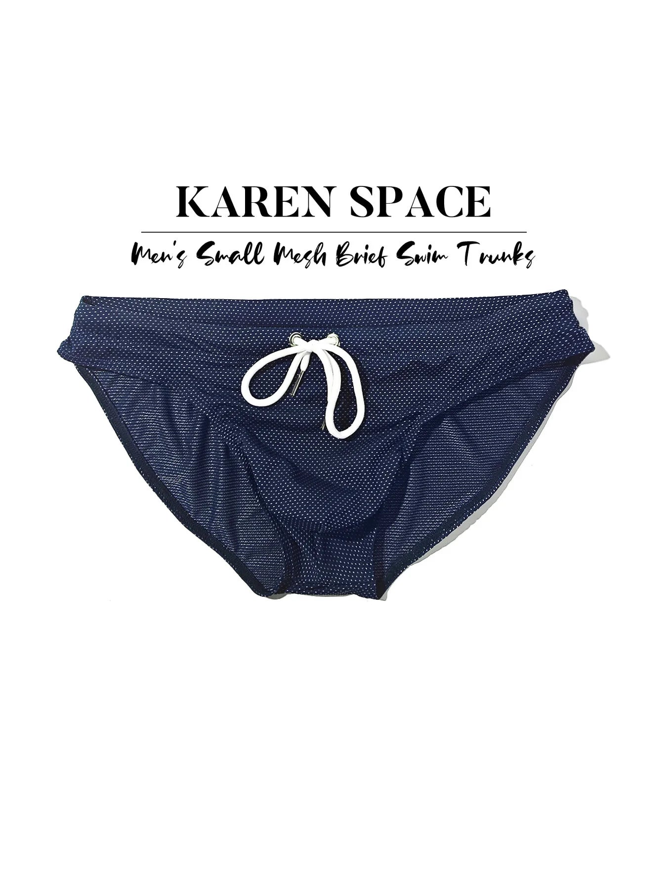 Men's Swimsuit Bottoms in Low-Waist Swim Brief Style for Beach and Pool Wear