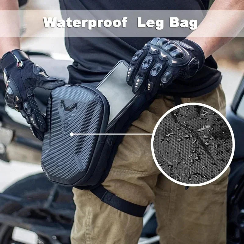 Structured Thigh Bag with Adjustable Waist and Leg Straps