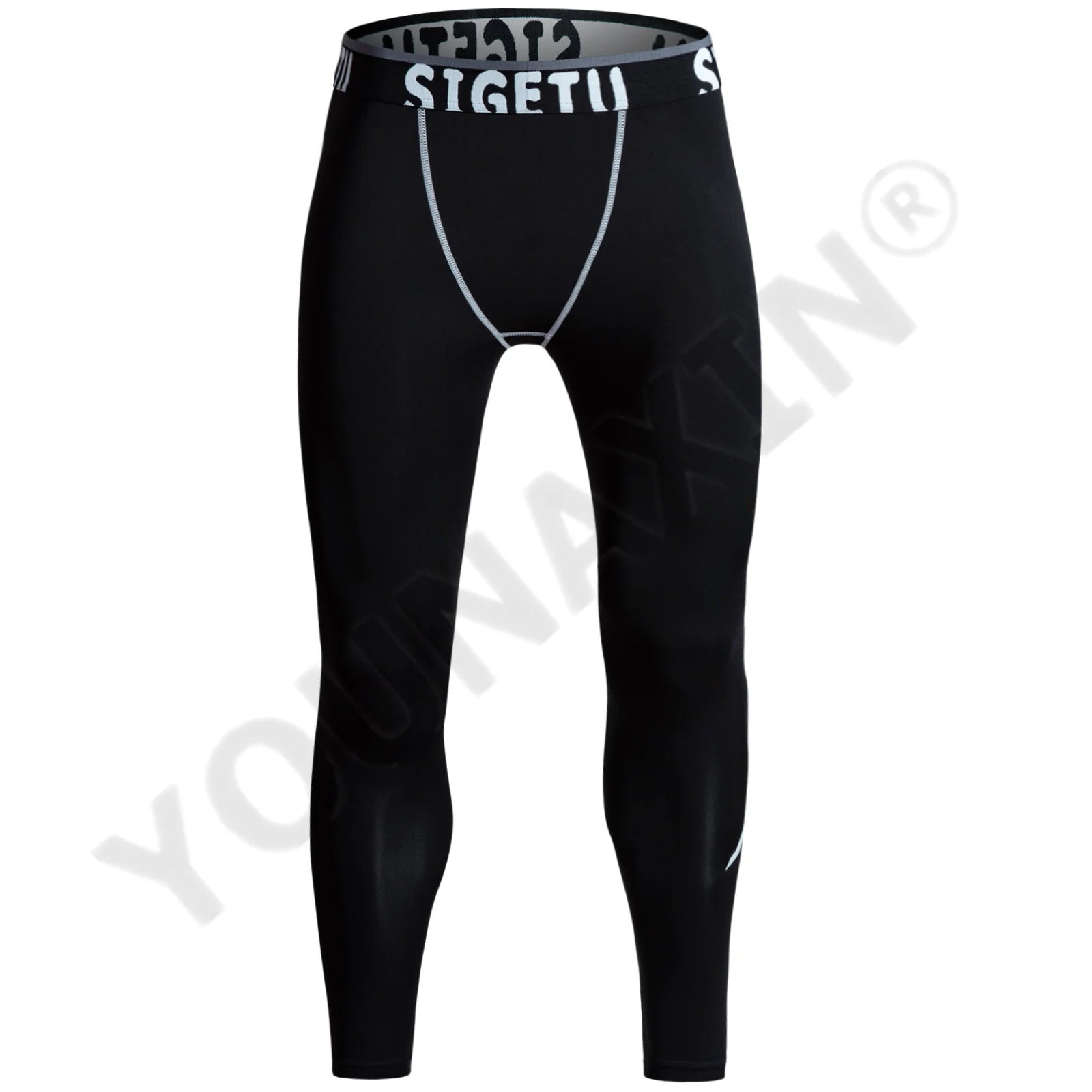 Men's Fitted Training Leggings for Gym and Running