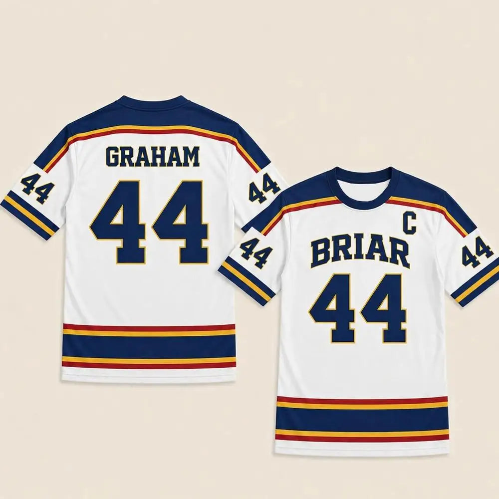 Briar University Number Graphic Short Sleeve T-shirt For Sports Outfits
