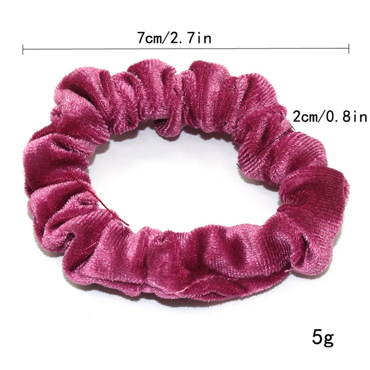 Fabric Scrunchie Elastic Hair Band for Ponytail and Bun Styling