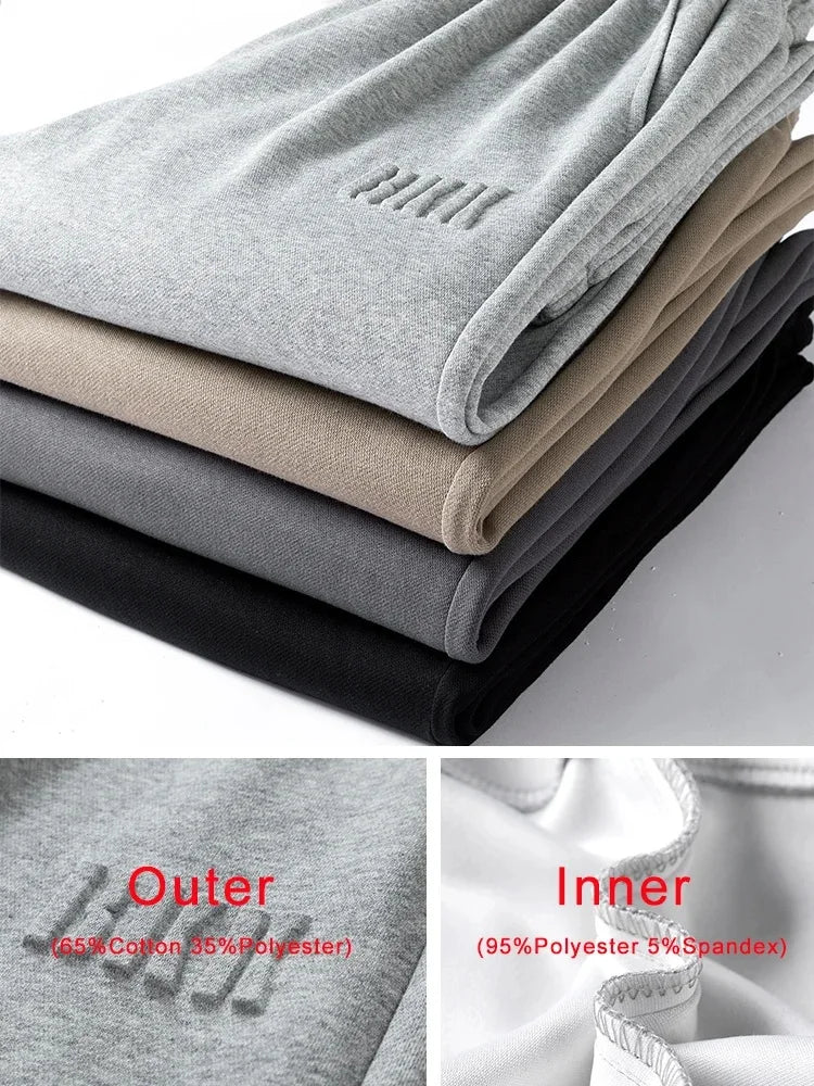 Men's Elastic Waist Loose Fit Casual Pants For Everyday Wear