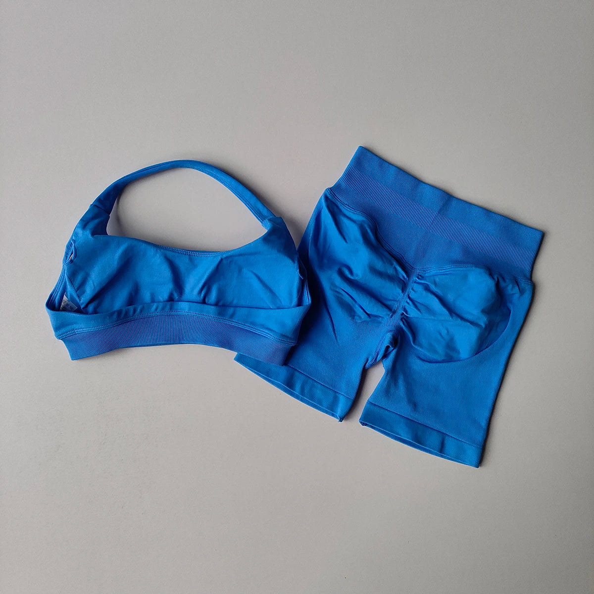 Women's Halter Bra And Shorts Yoga Set For Workout Outfits