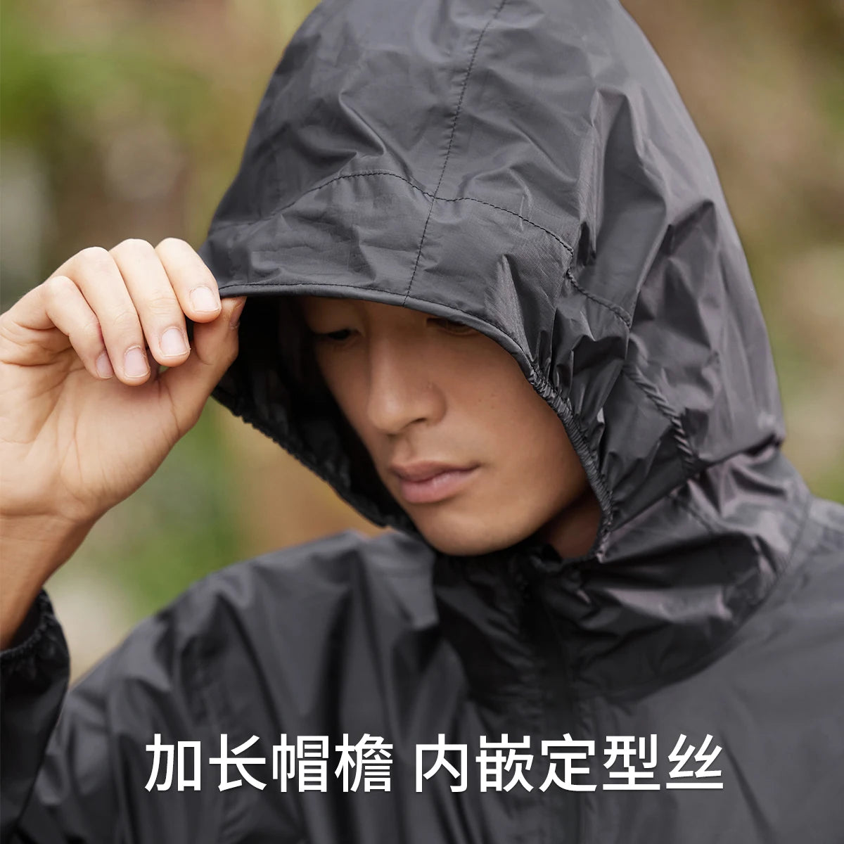 Outdoor Hooded Jacket and Trouser Clothing Set with Style Options