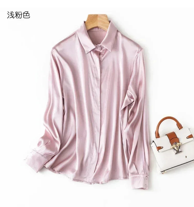 Women's Collared Long Sleeve Shirt