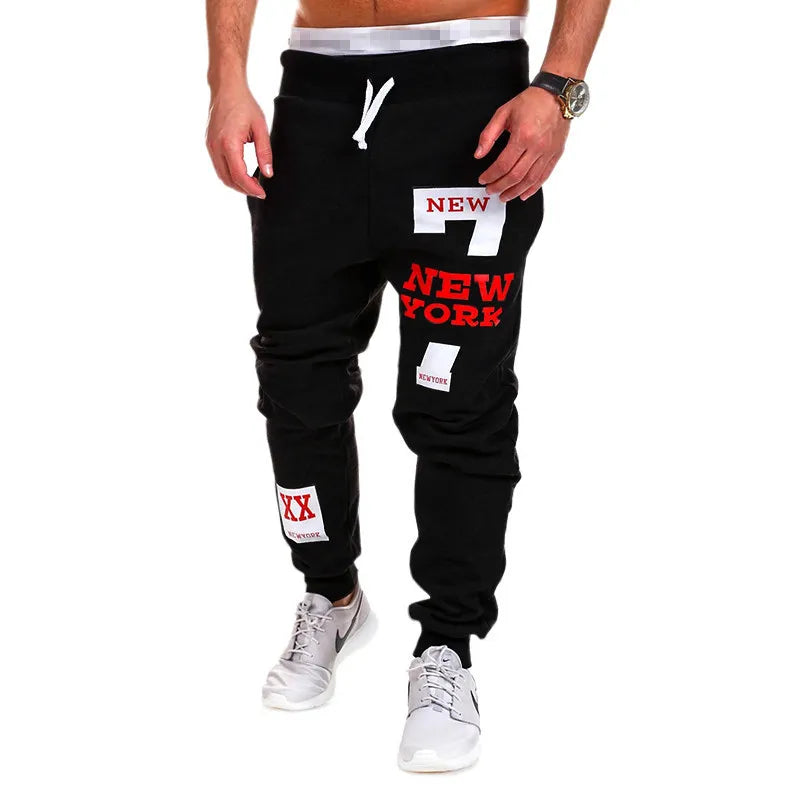 Full Length Loose Fit Casual Streetwear Drawstring Pants